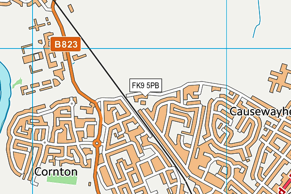FK9 5PB map - OS VectorMap District (Ordnance Survey) FK9 5PB map - OS VectorMap District (Ordnance Survey)
