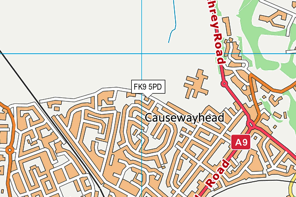FK9 5PD map - OS VectorMap District (Ordnance Survey) FK9 5PD map - OS VectorMap District (Ordnance Survey)