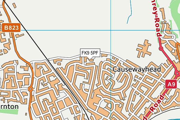 FK9 5PF map - OS VectorMap District (Ordnance Survey) FK9 5PF map - OS VectorMap District (Ordnance Survey)