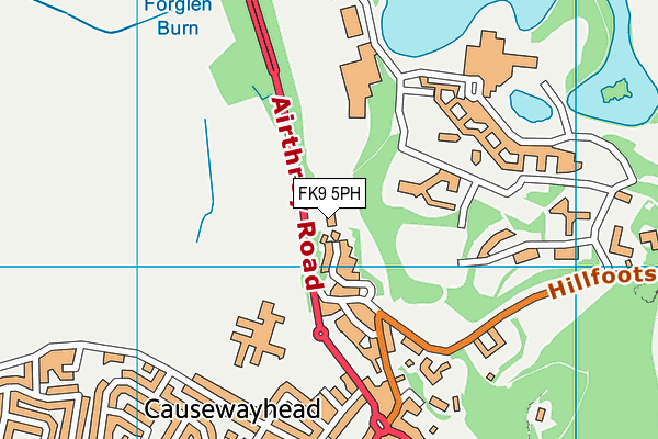 FK9 5PH map - OS VectorMap District (Ordnance Survey) FK9 5PH map - OS VectorMap District (Ordnance Survey)