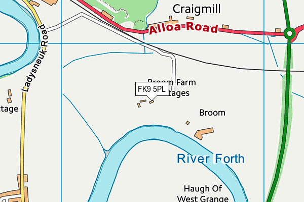 FK9 5PL map - OS VectorMap District (Ordnance Survey) FK9 5PL map - OS VectorMap District (Ordnance Survey)