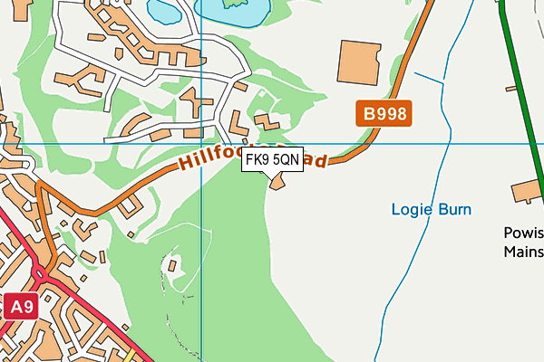 FK9 5QN map - OS VectorMap District (Ordnance Survey) FK9 5QN map - OS VectorMap District (Ordnance Survey)