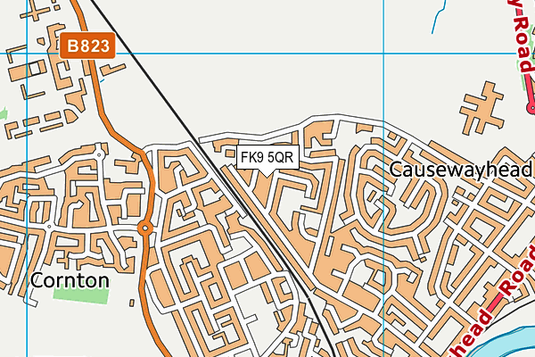 FK9 5QR map - OS VectorMap District (Ordnance Survey) FK9 5QR map - OS VectorMap District (Ordnance Survey)