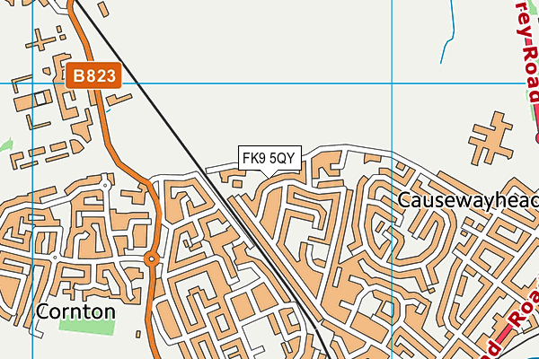 FK9 5QY map - OS VectorMap District (Ordnance Survey) FK9 5QY map - OS VectorMap District (Ordnance Survey)
