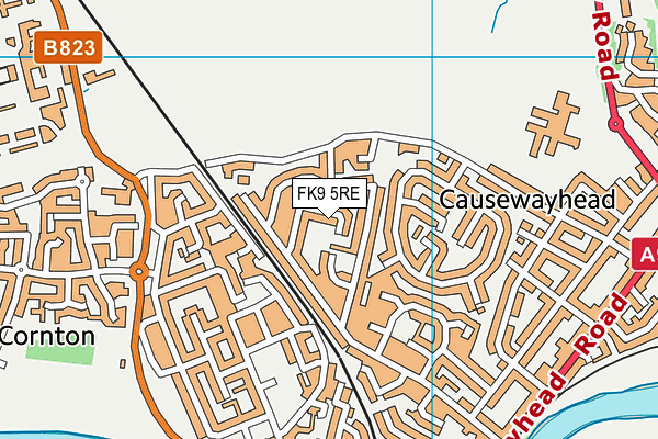 FK9 5RE map - OS VectorMap District (Ordnance Survey) FK9 5RE map - OS VectorMap District (Ordnance Survey)