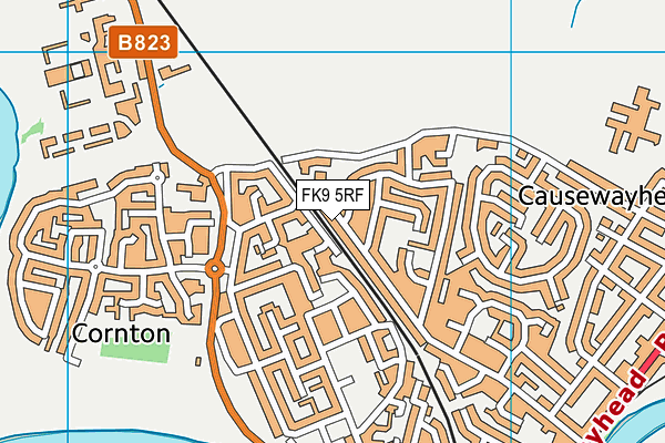 FK9 5RF map - OS VectorMap District (Ordnance Survey) FK9 5RF map - OS VectorMap District (Ordnance Survey)