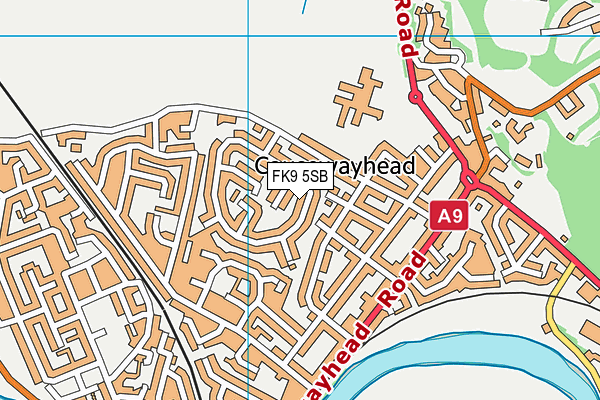 FK9 5SB map - OS VectorMap District (Ordnance Survey) FK9 5SB map - OS VectorMap District (Ordnance Survey)