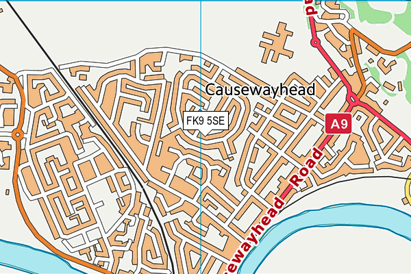FK9 5SE map - OS VectorMap District (Ordnance Survey) FK9 5SE map - OS VectorMap District (Ordnance Survey)