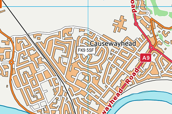 FK9 5SF map - OS VectorMap District (Ordnance Survey) FK9 5SF map - OS VectorMap District (Ordnance Survey)
