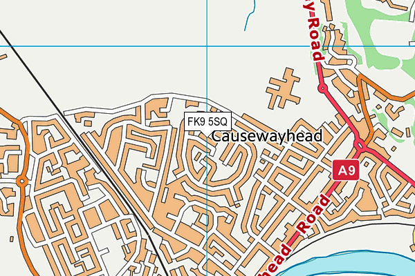 FK9 5SQ map - OS VectorMap District (Ordnance Survey) FK9 5SQ map - OS VectorMap District (Ordnance Survey)