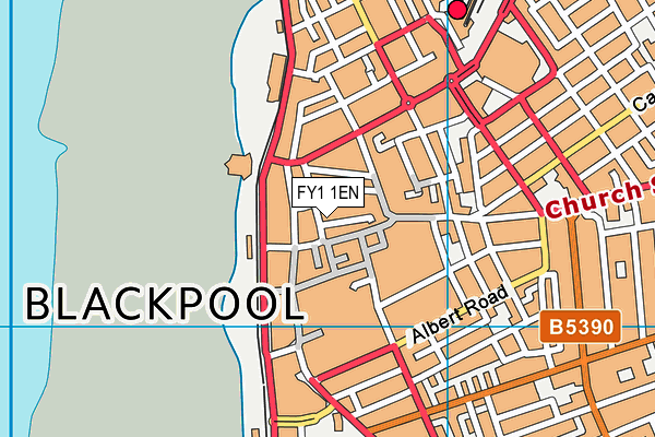 FY1 1EN map - OS VectorMap District (Ordnance Survey) FY1 1EN map - OS VectorMap District (Ordnance Survey)