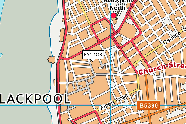FY1 1GB map - OS VectorMap District (Ordnance Survey) FY1 1GB map - OS VectorMap District (Ordnance Survey)