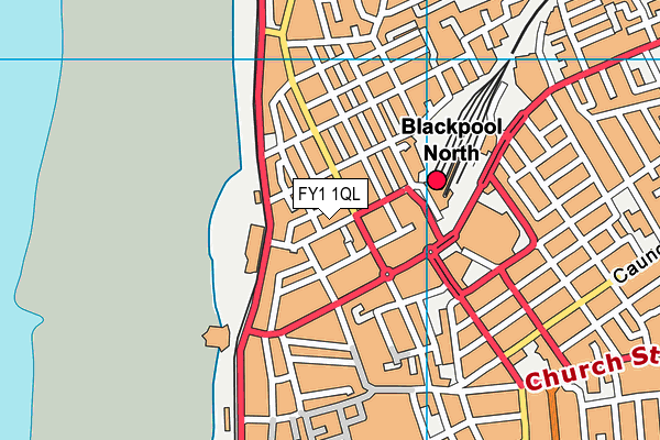 FY1 1QL map - OS VectorMap District (Ordnance Survey) FY1 1QL map - OS VectorMap District (Ordnance Survey)