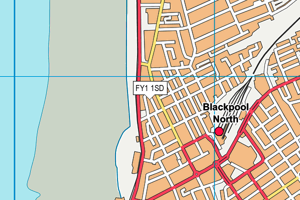 FY1 1SD map - OS VectorMap District (Ordnance Survey) FY1 1SD map - OS VectorMap District (Ordnance Survey)