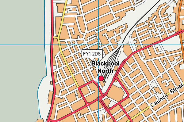 FY1 2DS map - OS VectorMap District (Ordnance Survey) FY1 2DS map - OS VectorMap District (Ordnance Survey)