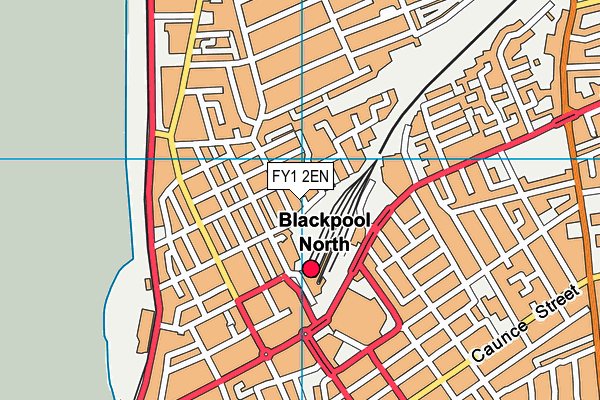 FY1 2EN map - OS VectorMap District (Ordnance Survey) FY1 2EN map - OS VectorMap District (Ordnance Survey)