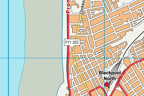 FY1 2EZ map - OS VectorMap District (Ordnance Survey) FY1 2EZ map - OS VectorMap District (Ordnance Survey)
