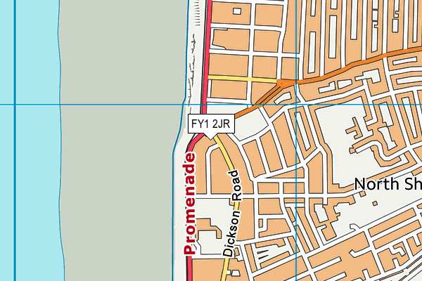 FY1 2JR map - OS VectorMap District (Ordnance Survey) FY1 2JR map - OS VectorMap District (Ordnance Survey)