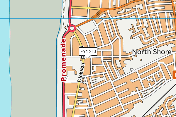 FY1 2LJ map - OS VectorMap District (Ordnance Survey) FY1 2LJ map - OS VectorMap District (Ordnance Survey)