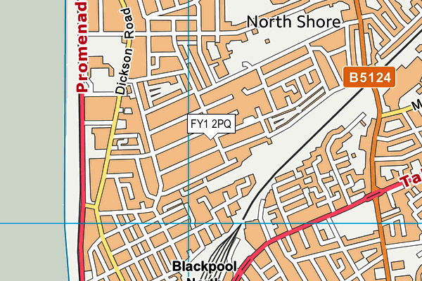FY1 2PQ map - OS VectorMap District (Ordnance Survey)