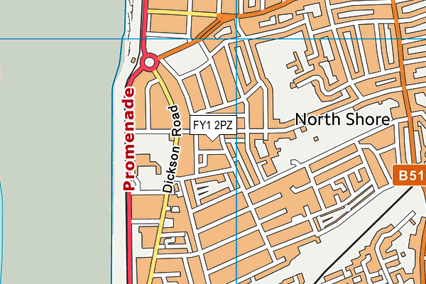 FY1 2PZ map - OS VectorMap District (Ordnance Survey) FY1 2PZ map - OS VectorMap District (Ordnance Survey)