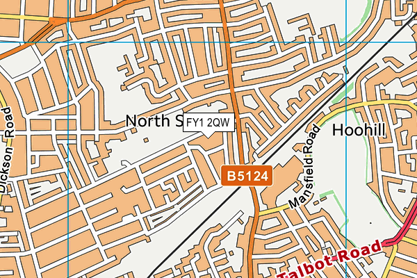 FY1 2QW map - OS VectorMap District (Ordnance Survey) FY1 2QW map - OS VectorMap District (Ordnance Survey)