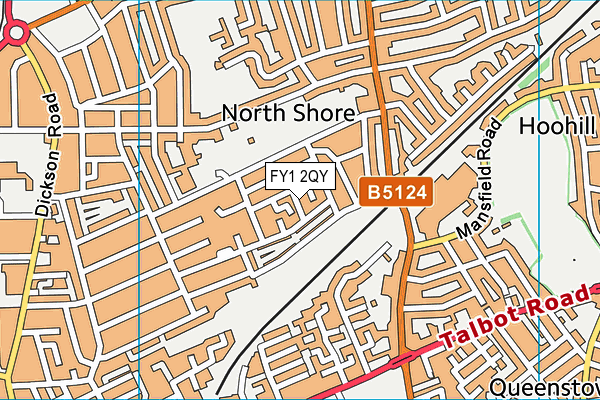 FY1 2QY map - OS VectorMap District (Ordnance Survey) FY1 2QY map - OS VectorMap District (Ordnance Survey)