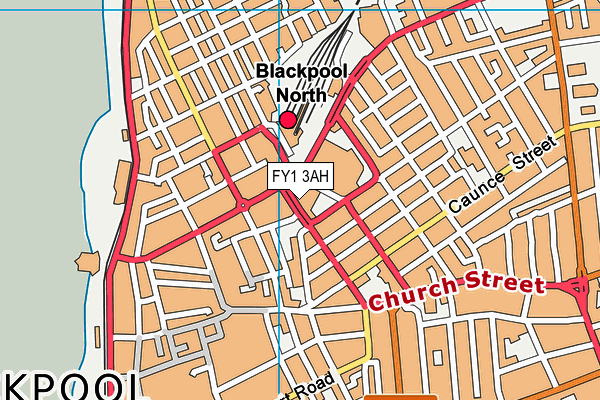 FY1 3AH map - OS VectorMap District (Ordnance Survey) FY1 3AH map - OS VectorMap District (Ordnance Survey)