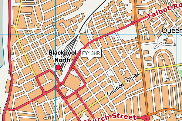 FY1 3HR map - OS VectorMap District (Ordnance Survey) FY1 3HR map - OS VectorMap District (Ordnance Survey)