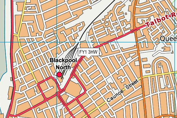 FY1 3HW map - OS VectorMap District (Ordnance Survey) FY1 3HW map - OS VectorMap District (Ordnance Survey)