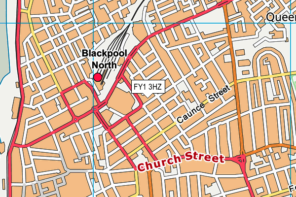 FY1 3HZ map - OS VectorMap District (Ordnance Survey) FY1 3HZ map - OS VectorMap District (Ordnance Survey)