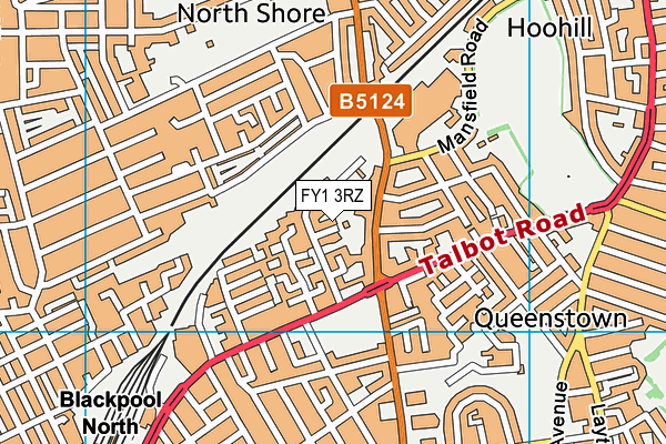 FY1 3RZ map - OS VectorMap District (Ordnance Survey) FY1 3RZ map - OS VectorMap District (Ordnance Survey)