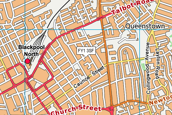 FY1 3SF map - OS VectorMap District (Ordnance Survey) FY1 3SF map - OS VectorMap District (Ordnance Survey)