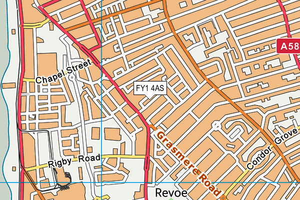 FY1 4AS map - OS VectorMap District (Ordnance Survey) FY1 4AS map - OS VectorMap District (Ordnance Survey)