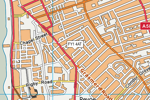 FY1 4AT map - OS VectorMap District (Ordnance Survey) FY1 4AT map - OS VectorMap District (Ordnance Survey)