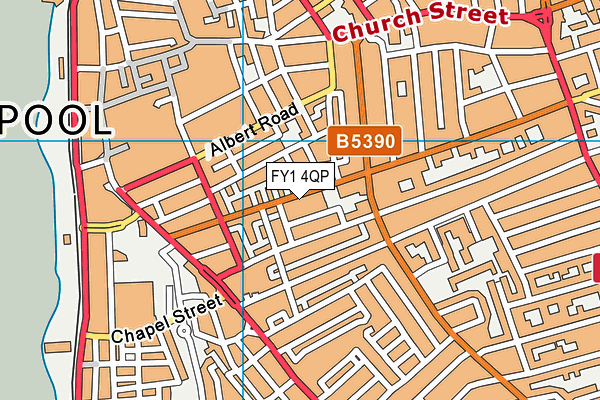 FY1 4QP map - OS VectorMap District (Ordnance Survey) FY1 4QP map - OS VectorMap District (Ordnance Survey)