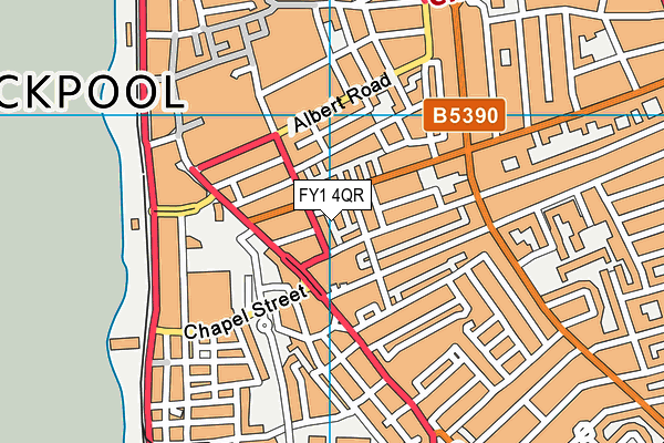 FY1 4QR map - OS VectorMap District (Ordnance Survey) FY1 4QR map - OS VectorMap District (Ordnance Survey)