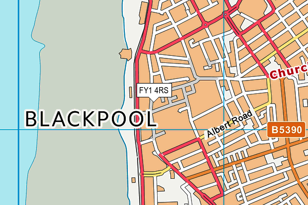 FY1 4RS map - OS VectorMap District (Ordnance Survey) FY1 4RS map - OS VectorMap District (Ordnance Survey)