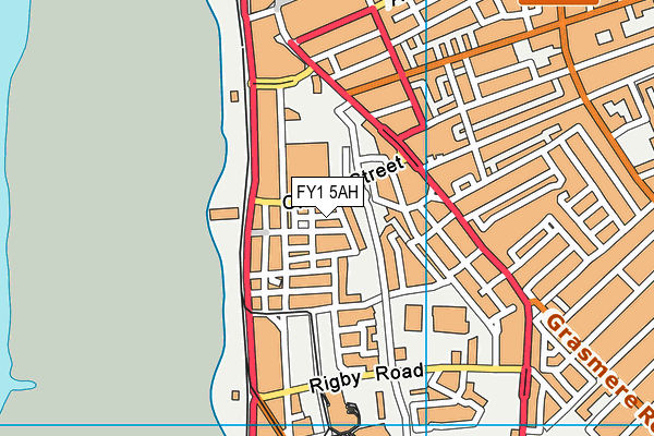 FY1 5AH map - OS VectorMap District (Ordnance Survey) FY1 5AH map - OS VectorMap District (Ordnance Survey)