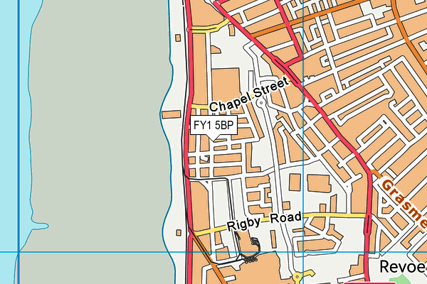 FY1 5BP map - OS VectorMap District (Ordnance Survey)