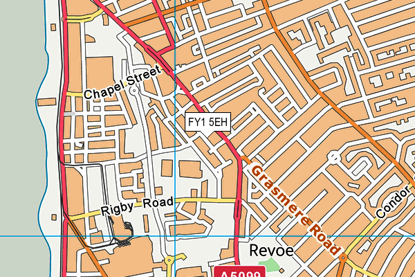FY1 5EH map - OS VectorMap District (Ordnance Survey) FY1 5EH map - OS VectorMap District (Ordnance Survey)