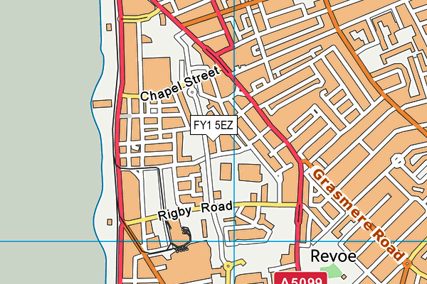 FY1 5EZ map - OS VectorMap District (Ordnance Survey) FY1 5EZ map - OS VectorMap District (Ordnance Survey)