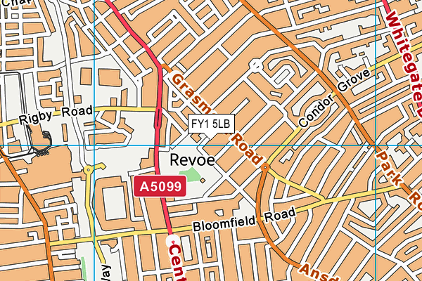 FY1 5LB map - OS VectorMap District (Ordnance Survey) FY1 5LB map - OS VectorMap District (Ordnance Survey)