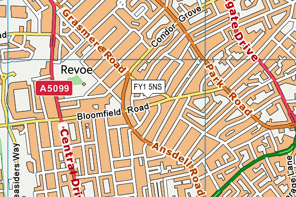 FY1 5NS map - OS VectorMap District (Ordnance Survey) FY1 5NS map - OS VectorMap District (Ordnance Survey)