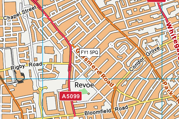 FY1 5PQ map - OS VectorMap District (Ordnance Survey) FY1 5PQ map - OS VectorMap District (Ordnance Survey)