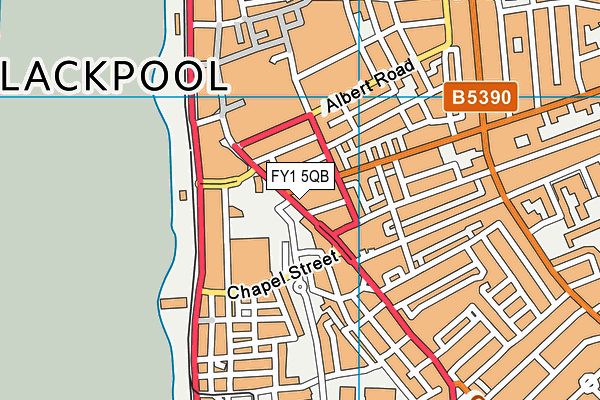 FY1 5QB map - OS VectorMap District (Ordnance Survey) FY1 5QB map - OS VectorMap District (Ordnance Survey)