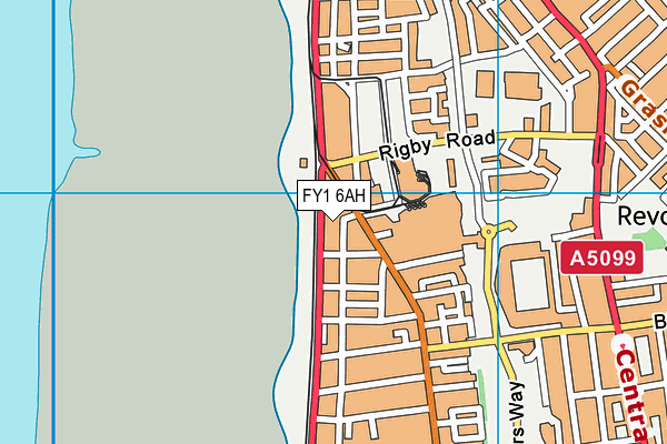 FY1 6AH map - OS VectorMap District (Ordnance Survey) FY1 6AH map - OS VectorMap District (Ordnance Survey)