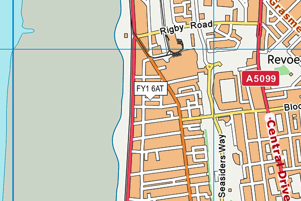 FY1 6AT map - OS VectorMap District (Ordnance Survey) FY1 6AT map - OS VectorMap District (Ordnance Survey)