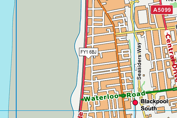 FY1 6BJ map - OS VectorMap District (Ordnance Survey) FY1 6BJ map - OS VectorMap District (Ordnance Survey)