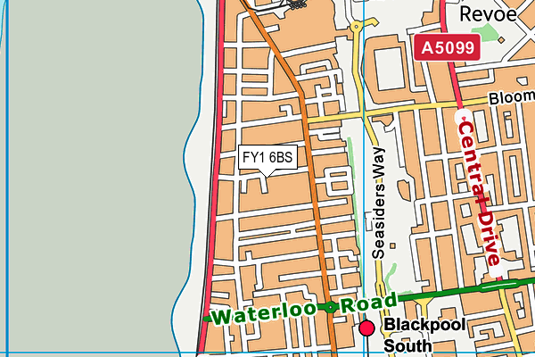 FY1 6BS map - OS VectorMap District (Ordnance Survey) FY1 6BS map - OS VectorMap District (Ordnance Survey)